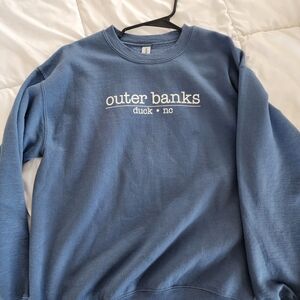 Gildan Outer Banks Blue Crewneck Sweater